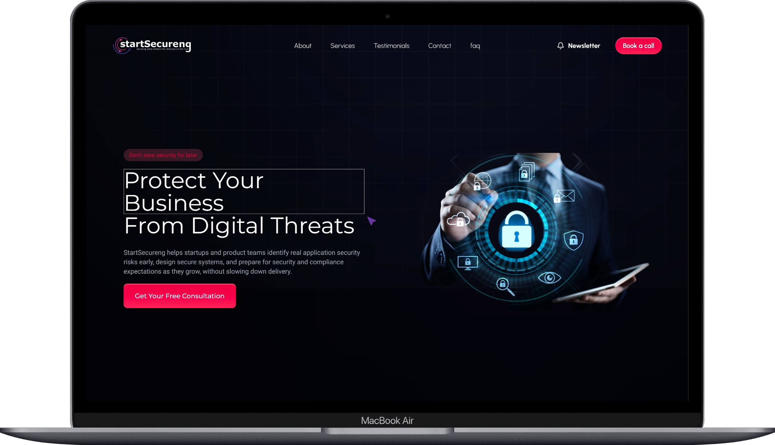 StartSecureNG Landing Page