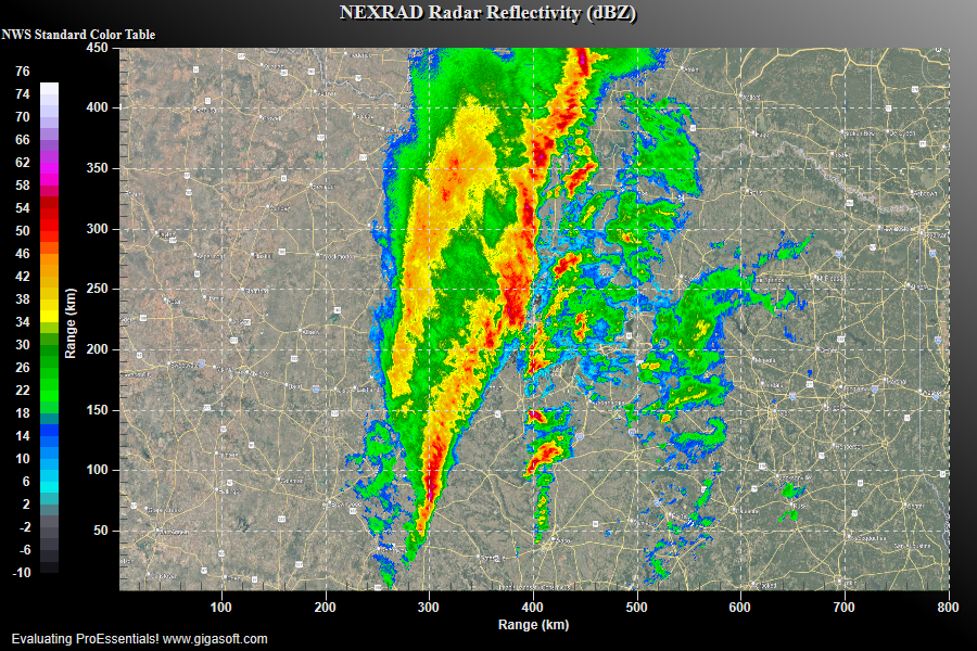 wpf-chart-nexrad-radar-reflectivity-proessentials