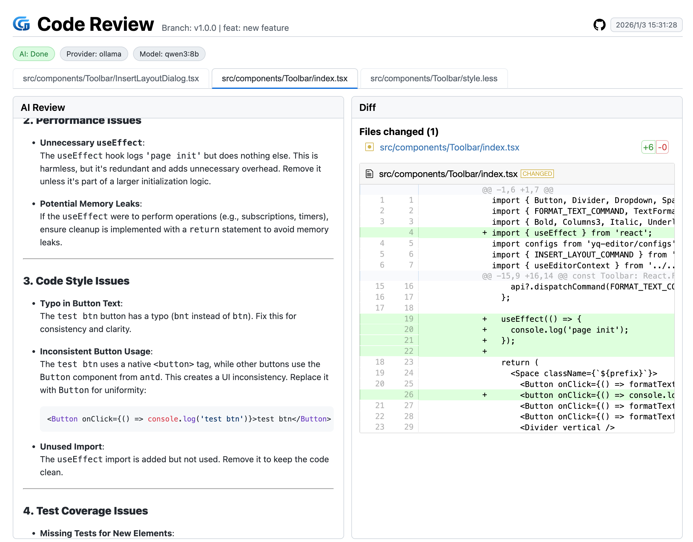 Code Gate example