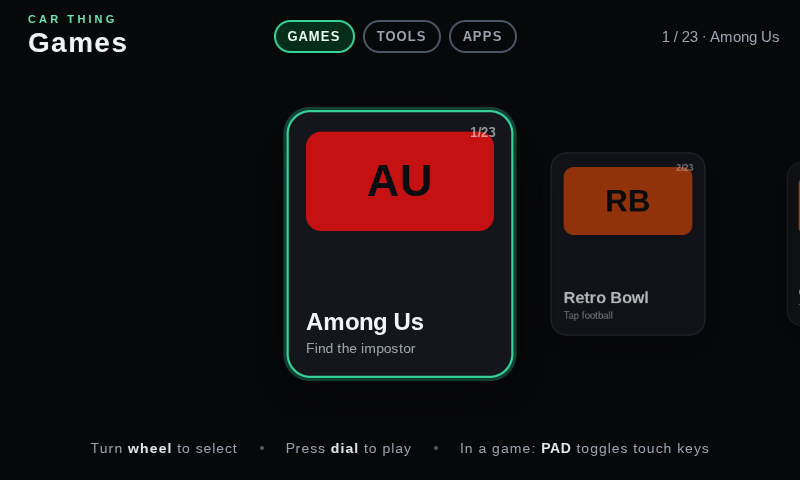 Car Thing 3D Launcher Preview