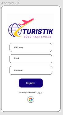 interfaz del Register