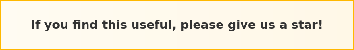 Star this repo