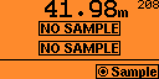 Sampling in single measurement mode