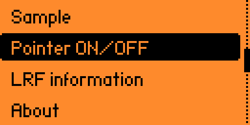 Pointer ON/OFF toggle