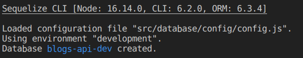 sequelize development
