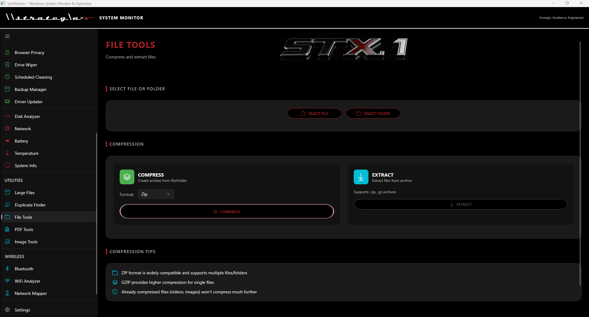 File Tools - Compression utilities