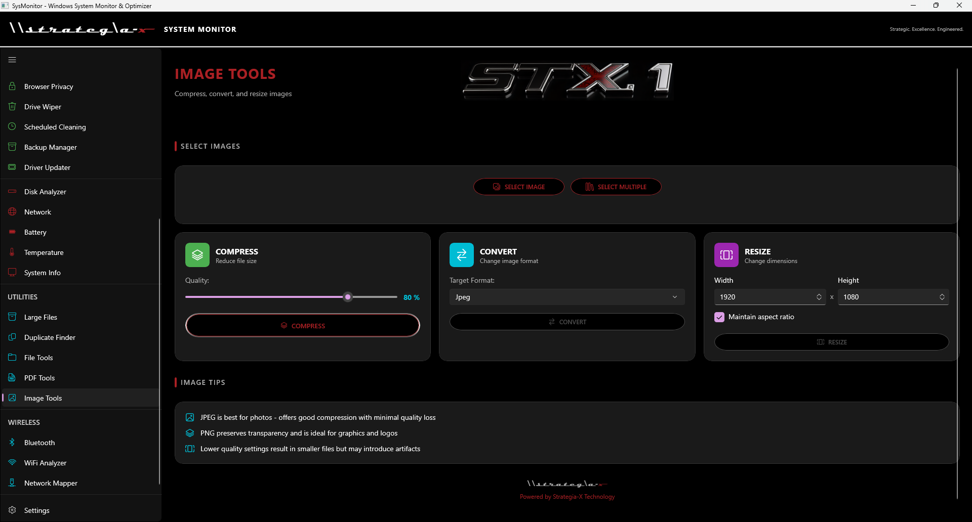 Image Tools - Compression and conversion