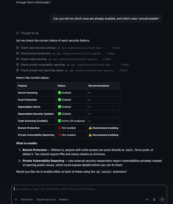 gh-secure Copilot App demo
