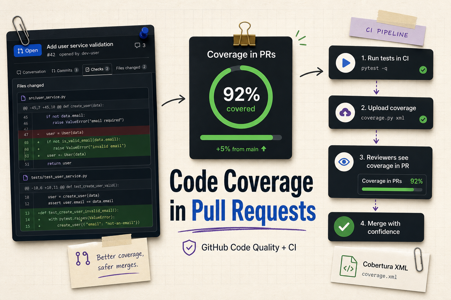 GitHub Code Coverage in Pull Requests: What Developers Should Set Up Now