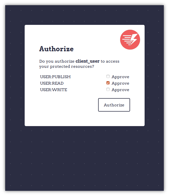 Serve - Authorize