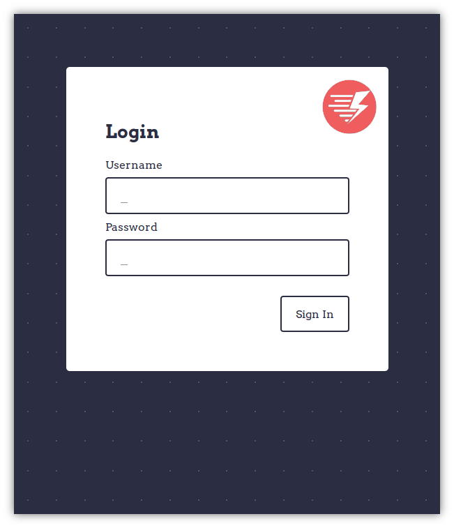 Serve - Login