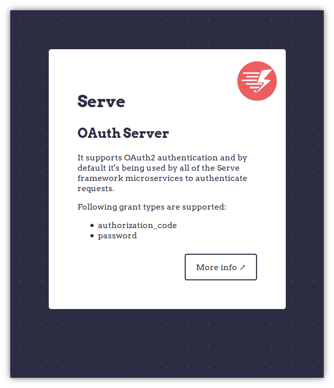 Serve - OAuth Server