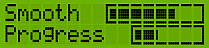 SmoothProgress LCD Graph