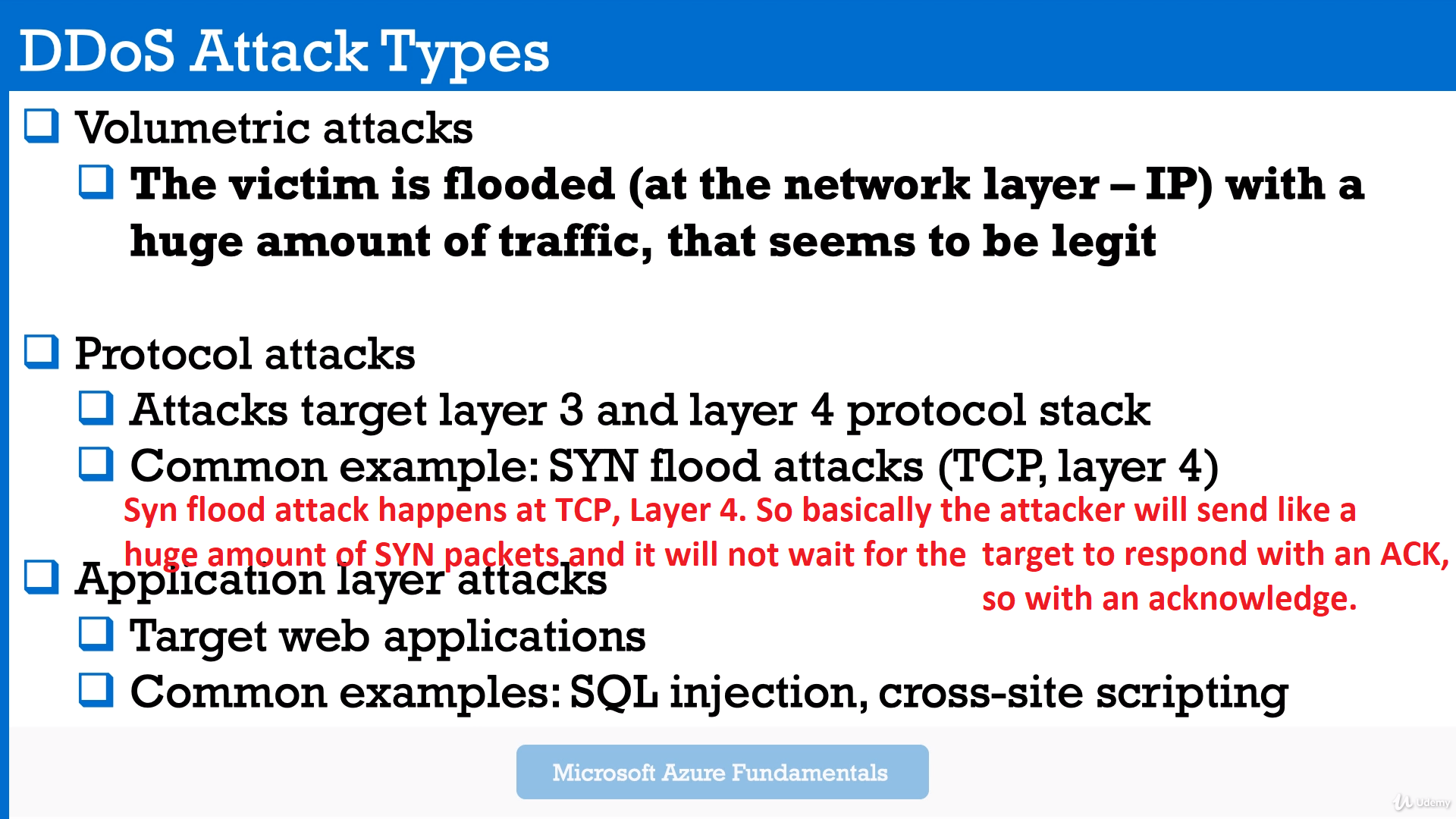 Azure DDos