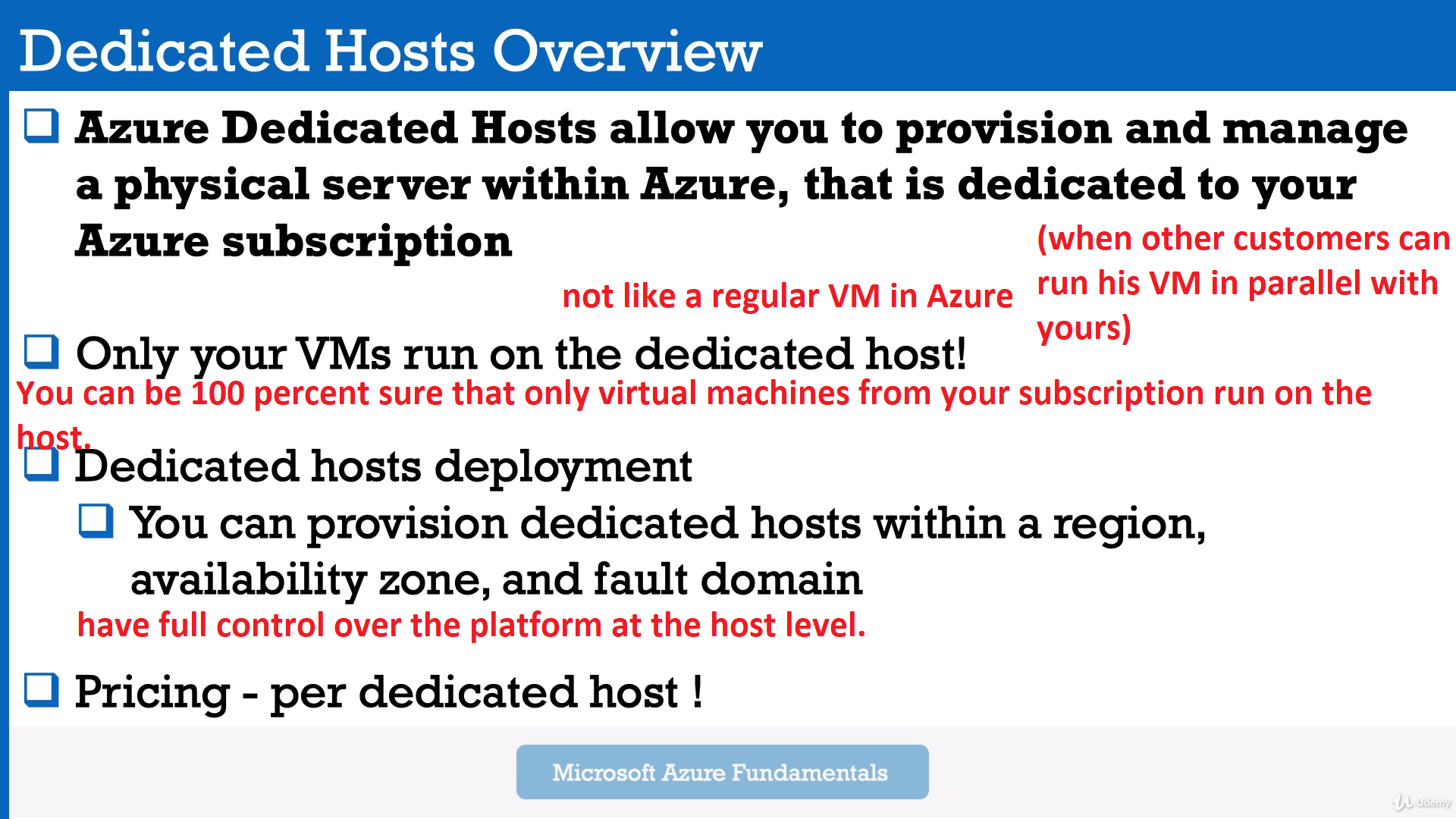 Azure Dedicated Hosts