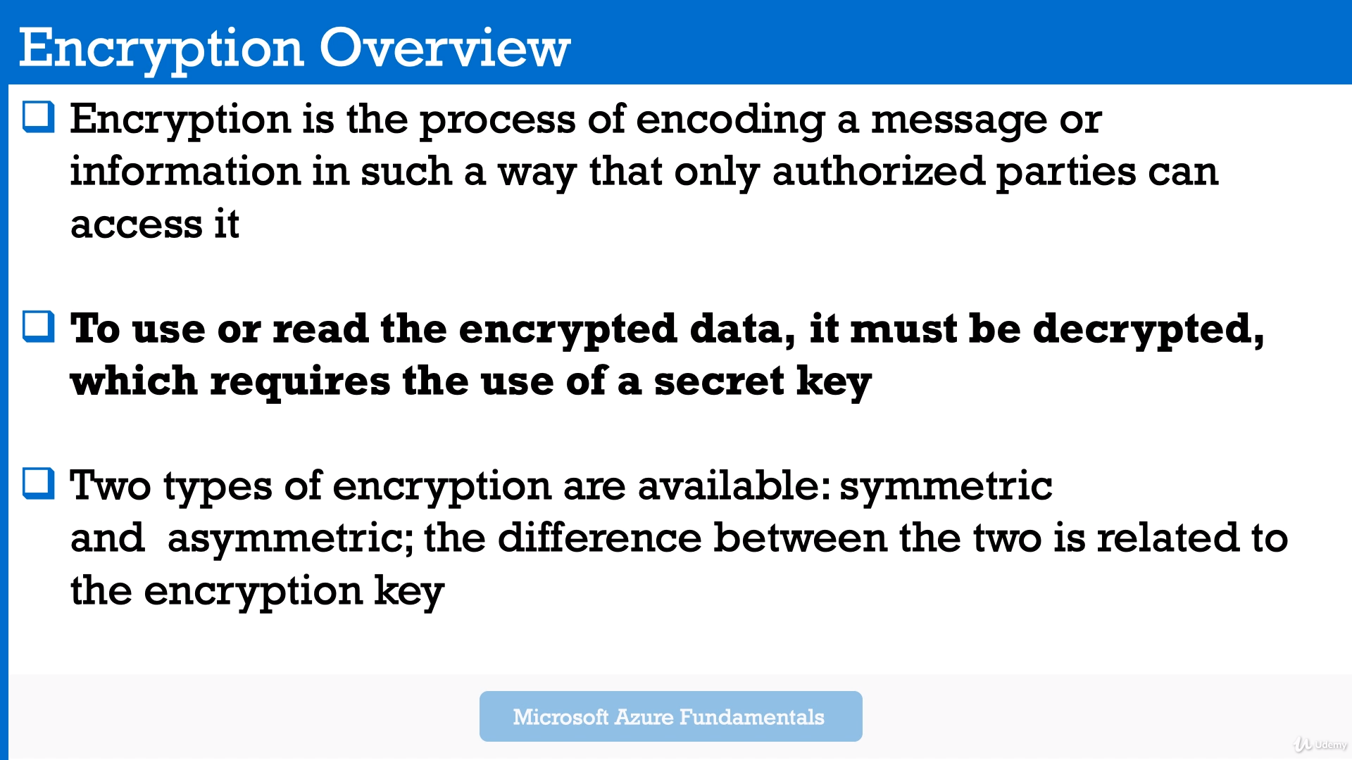 Azure Encryption