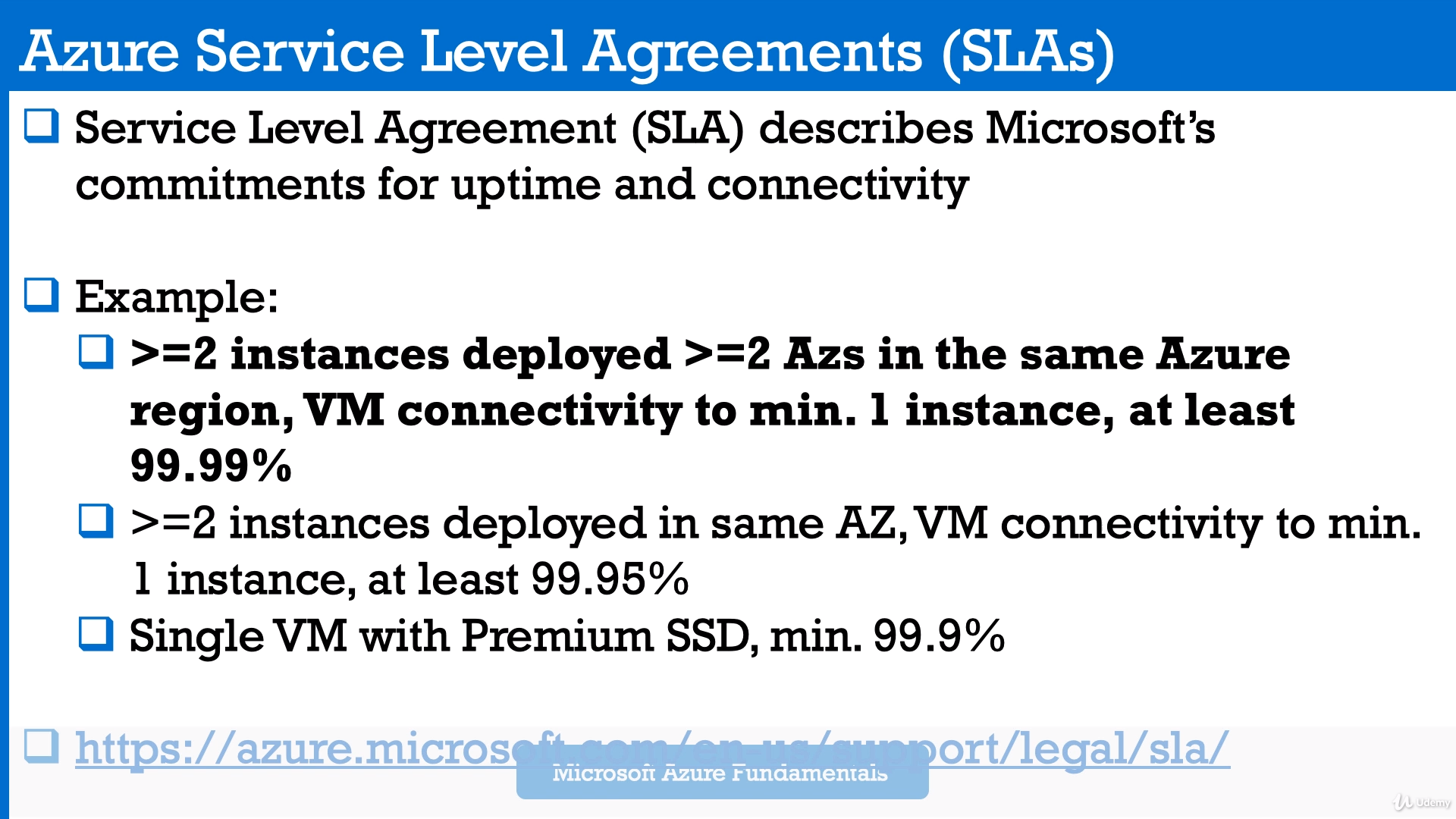 Azure SLA