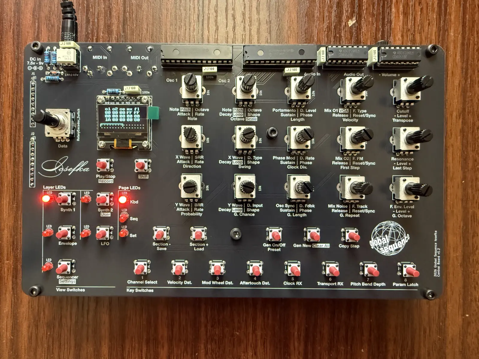 Iosefka motherboard, from the project README