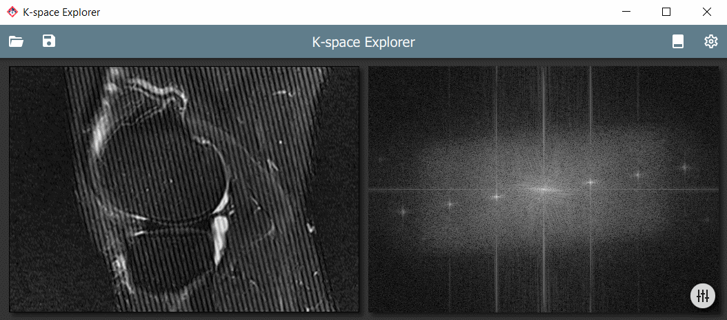 Screenshot from k-Space Tutorial by D. Moratal et al.