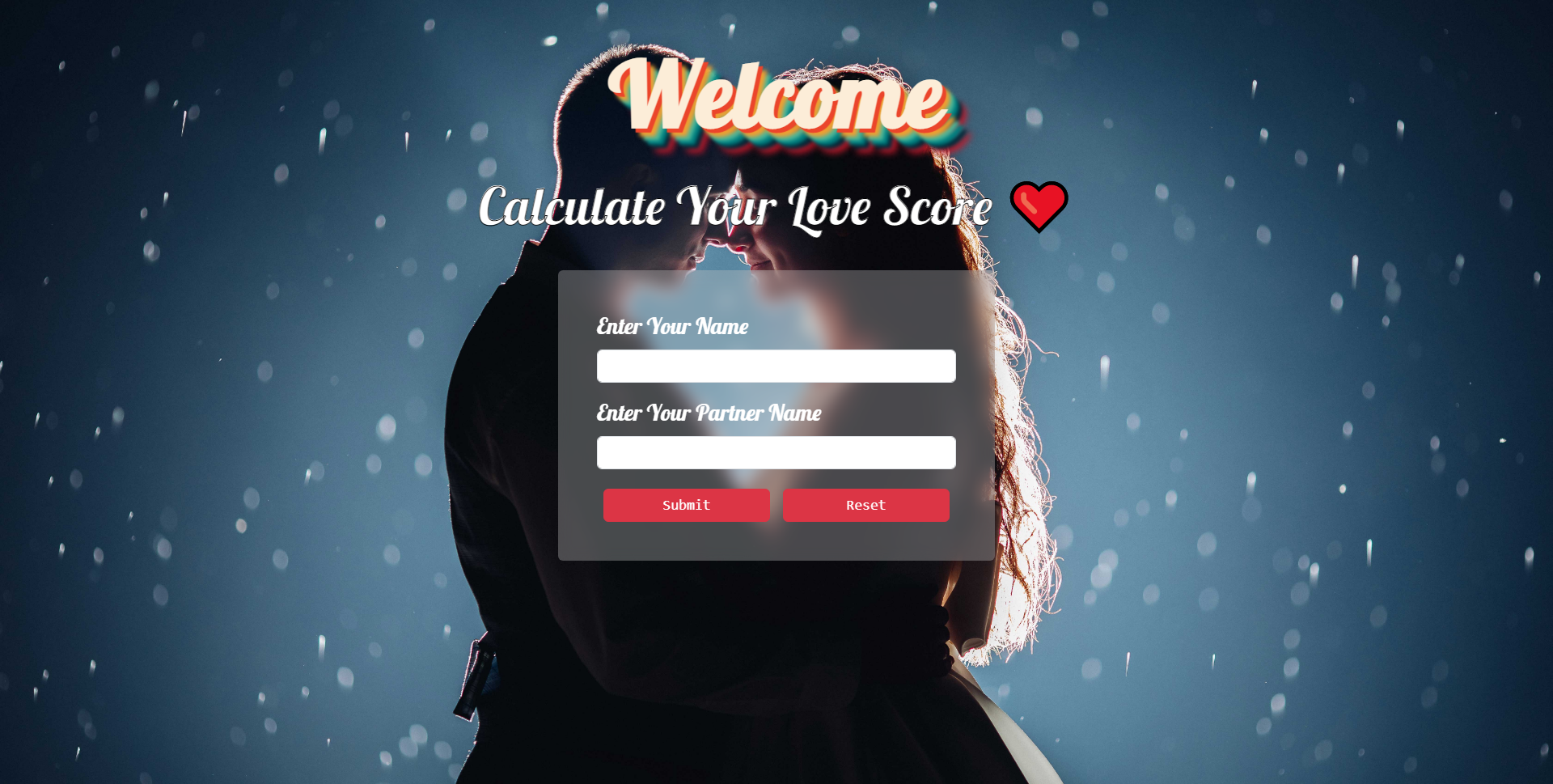 Love Calculator Screenshot 1