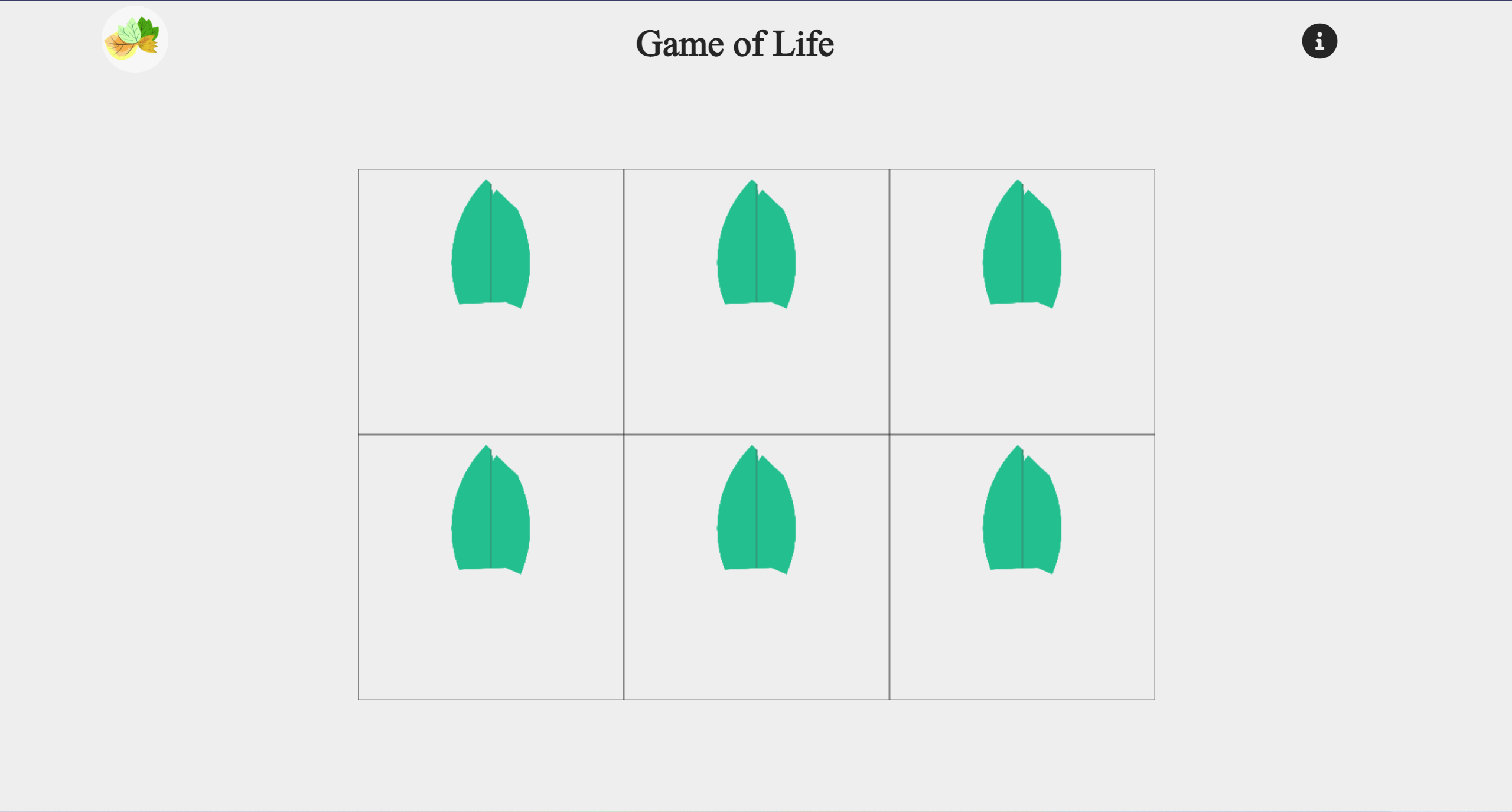 One leaf in game of life