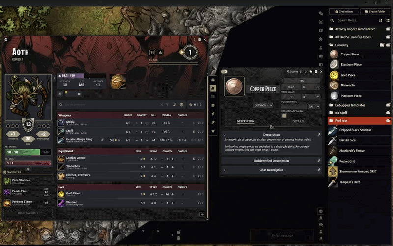 Choosing an item quantity during an inventory transfer