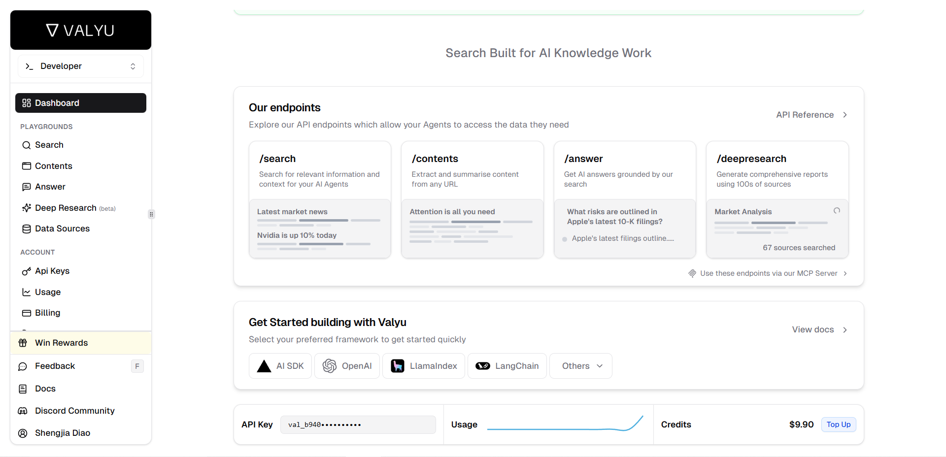 Research Dashboard