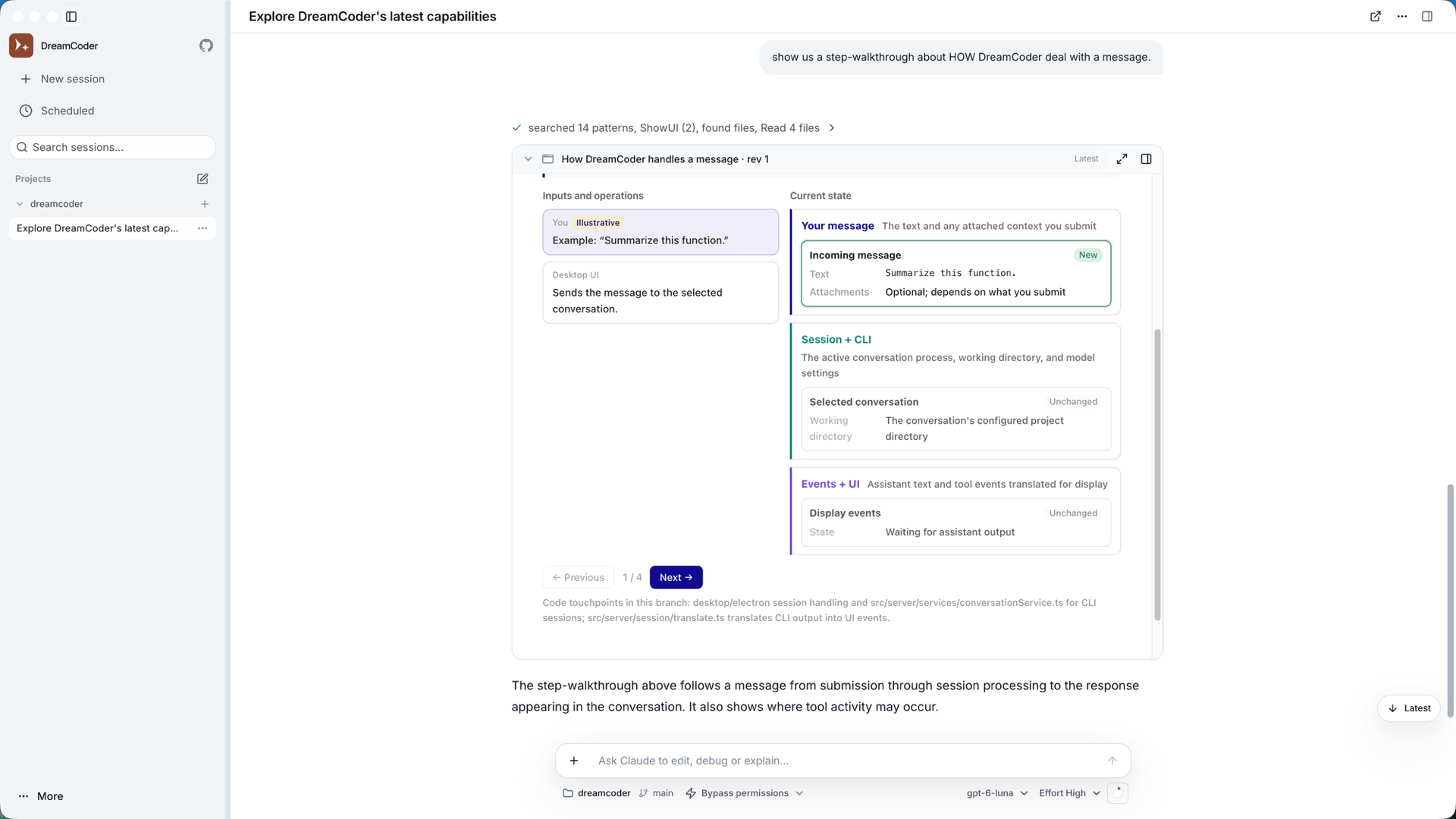 A step-by-step walkthrough page