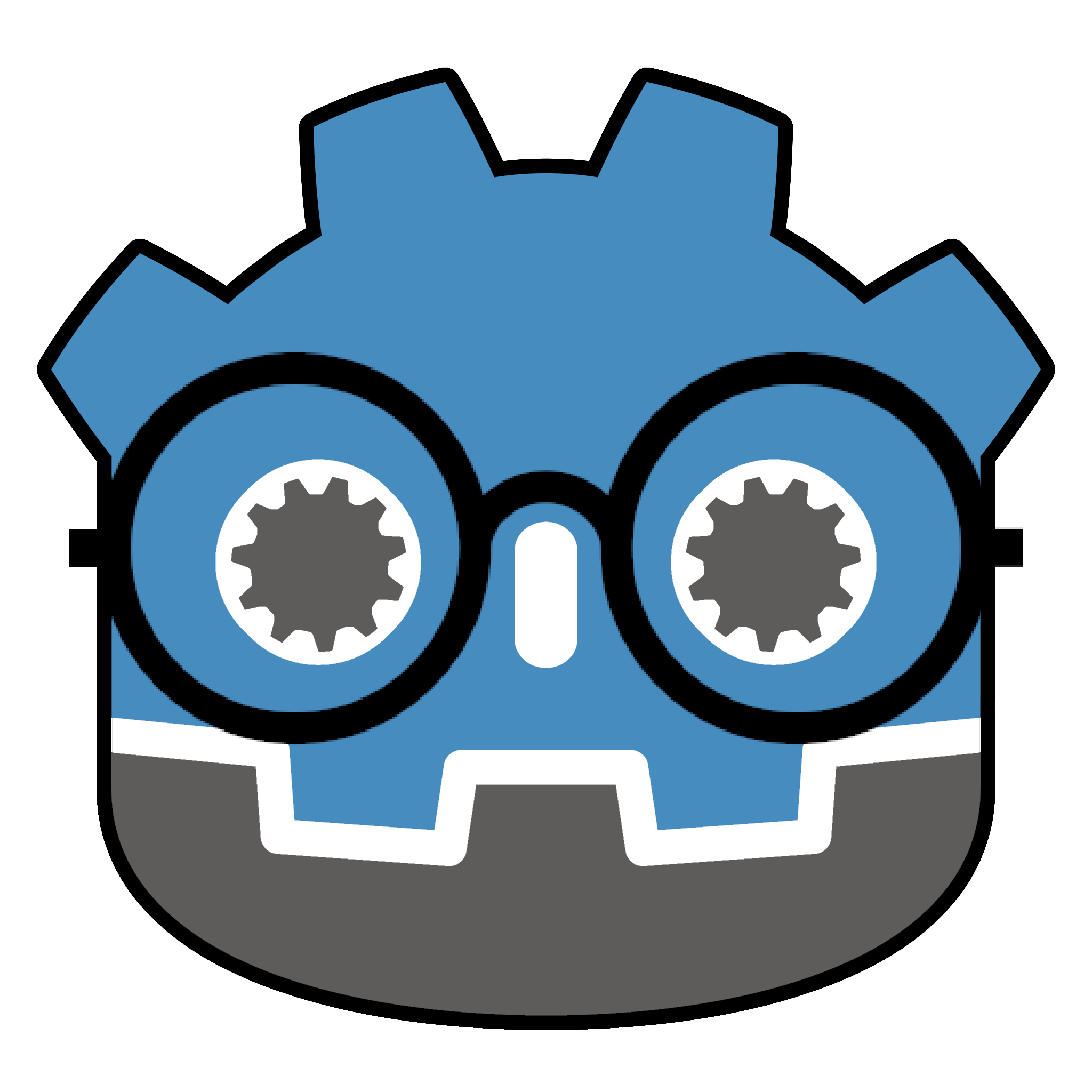 Godot Mod Loader Logo w/ Glasses