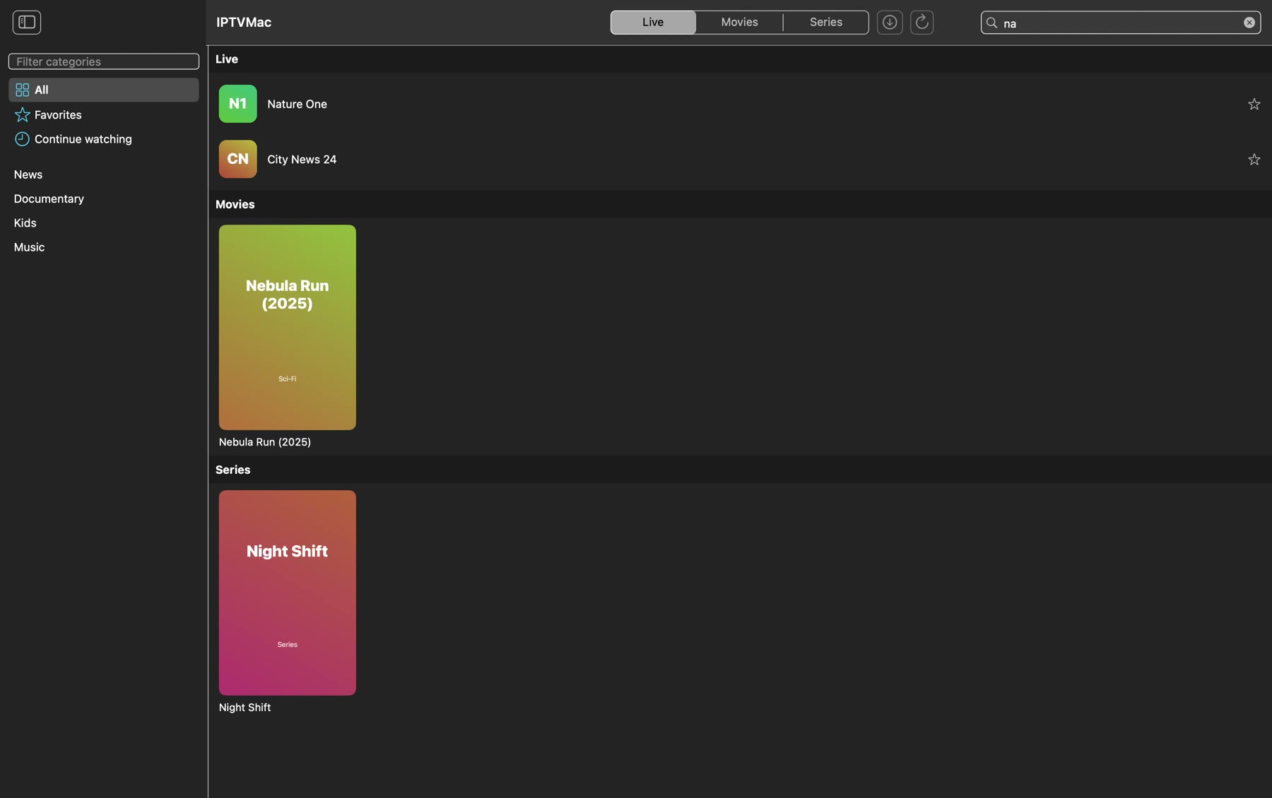 IPTVMac screenshot 4