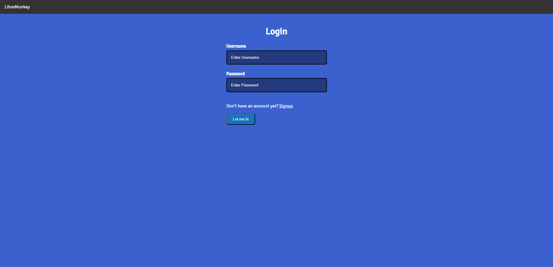 Login Page image