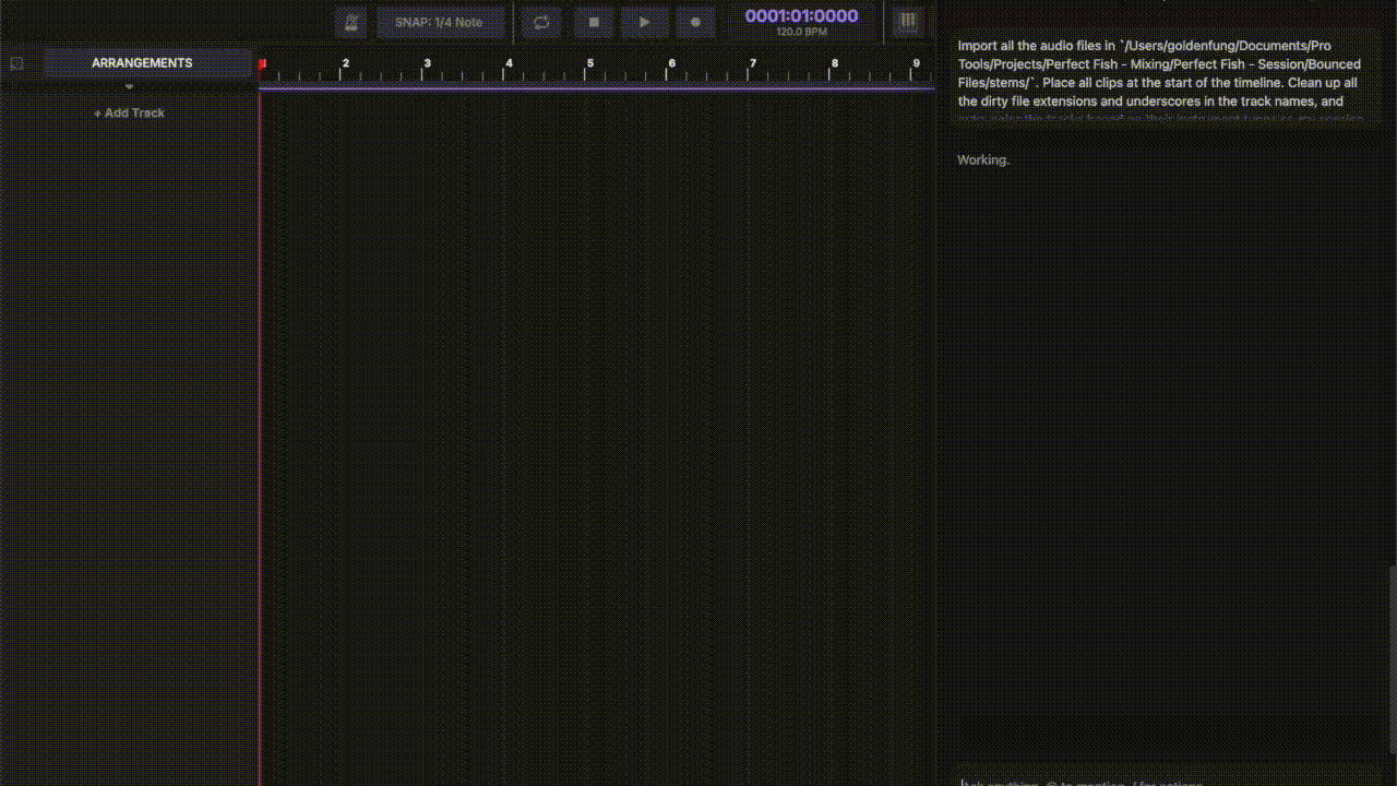 Use Case 1: Multi-Track Ingestion & Auto-Coloring