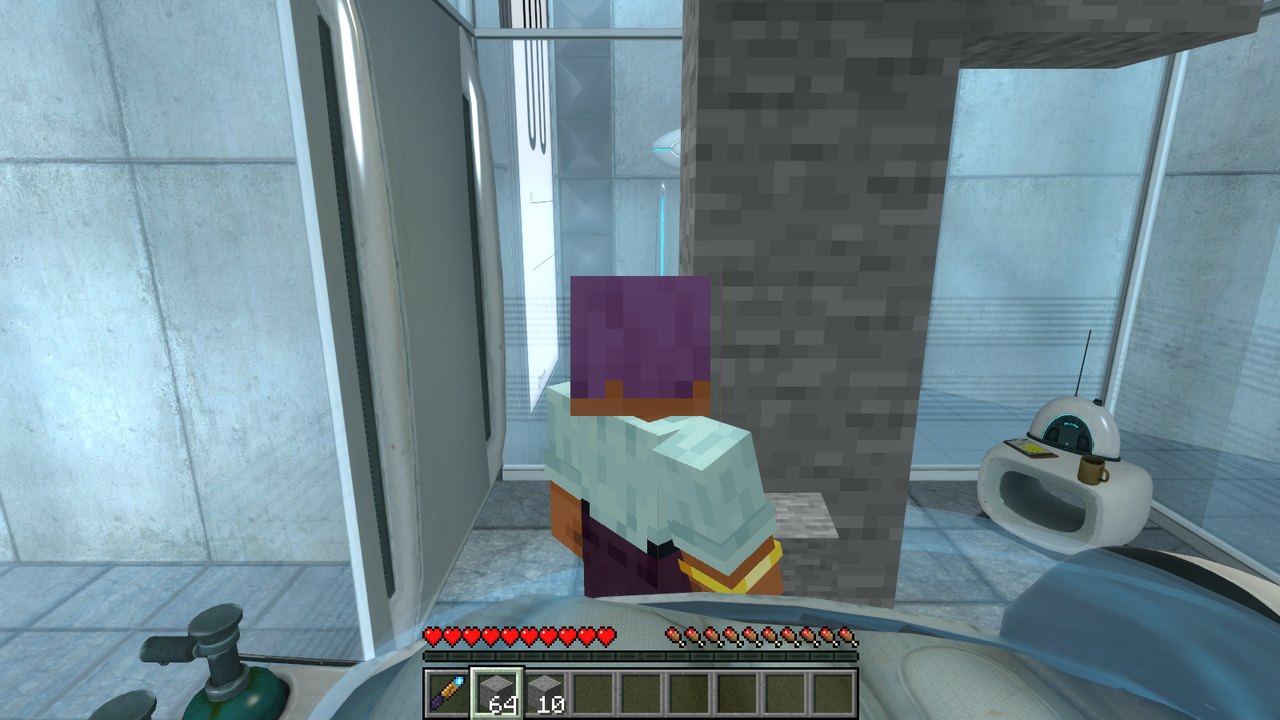 A stone pillar built in a test chamber