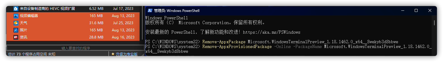 Remove-AppxProvisionedPackage