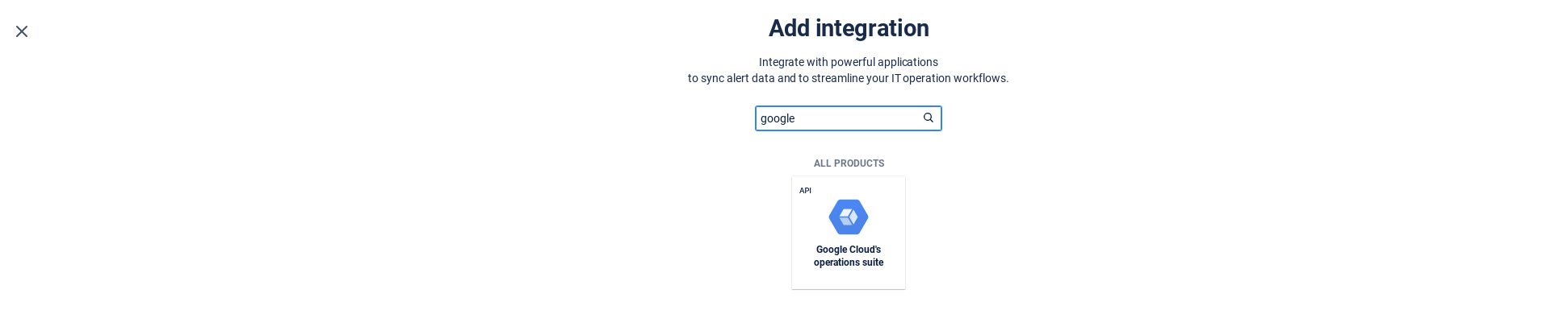 Add Google Cloud's operations suite