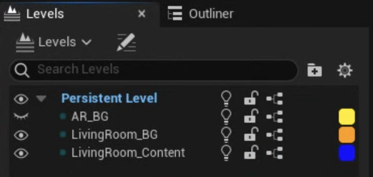 Spaces template streaming levels