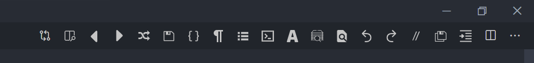 shortcut menu bar