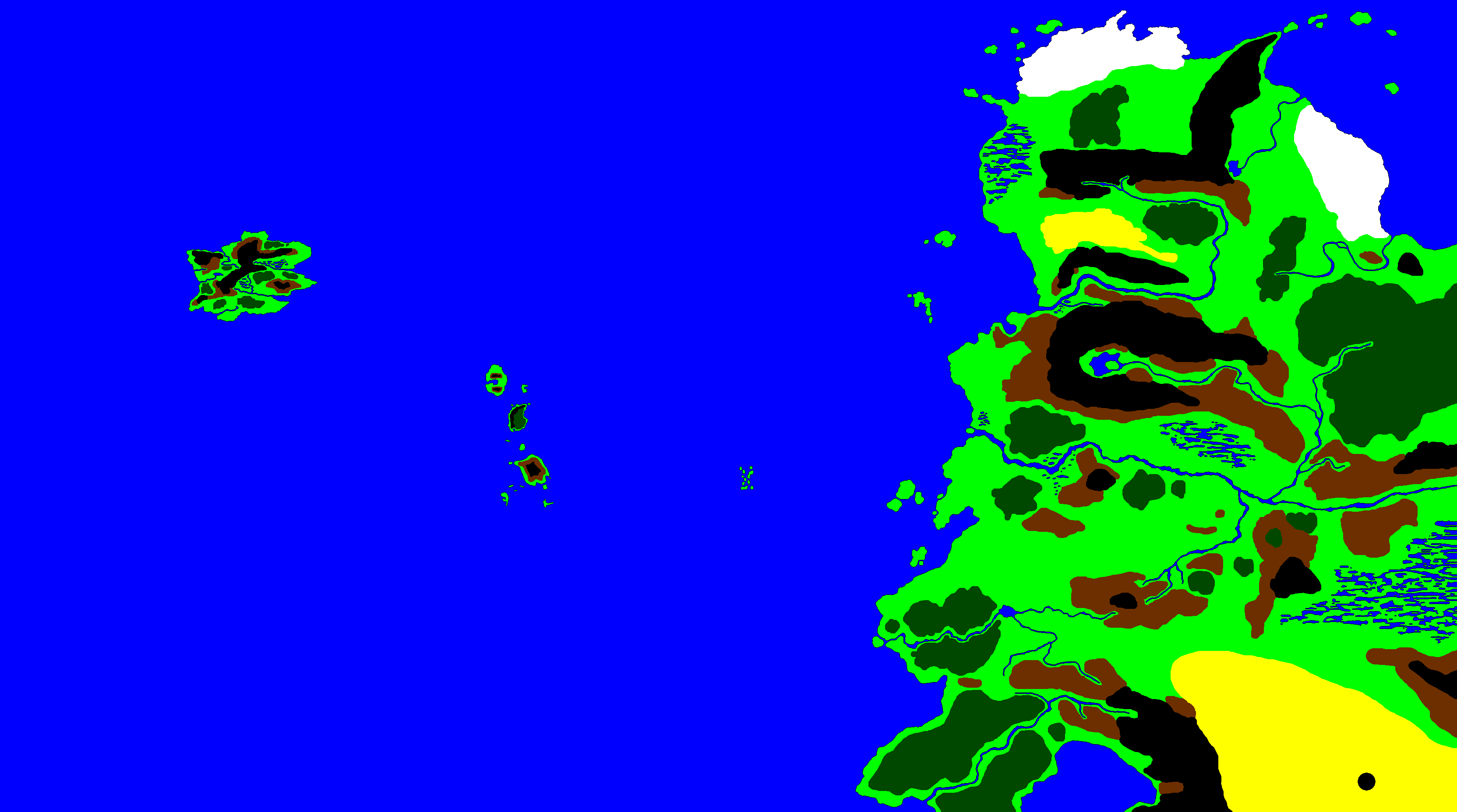 Map of irdya used as reference for Irdyacraft