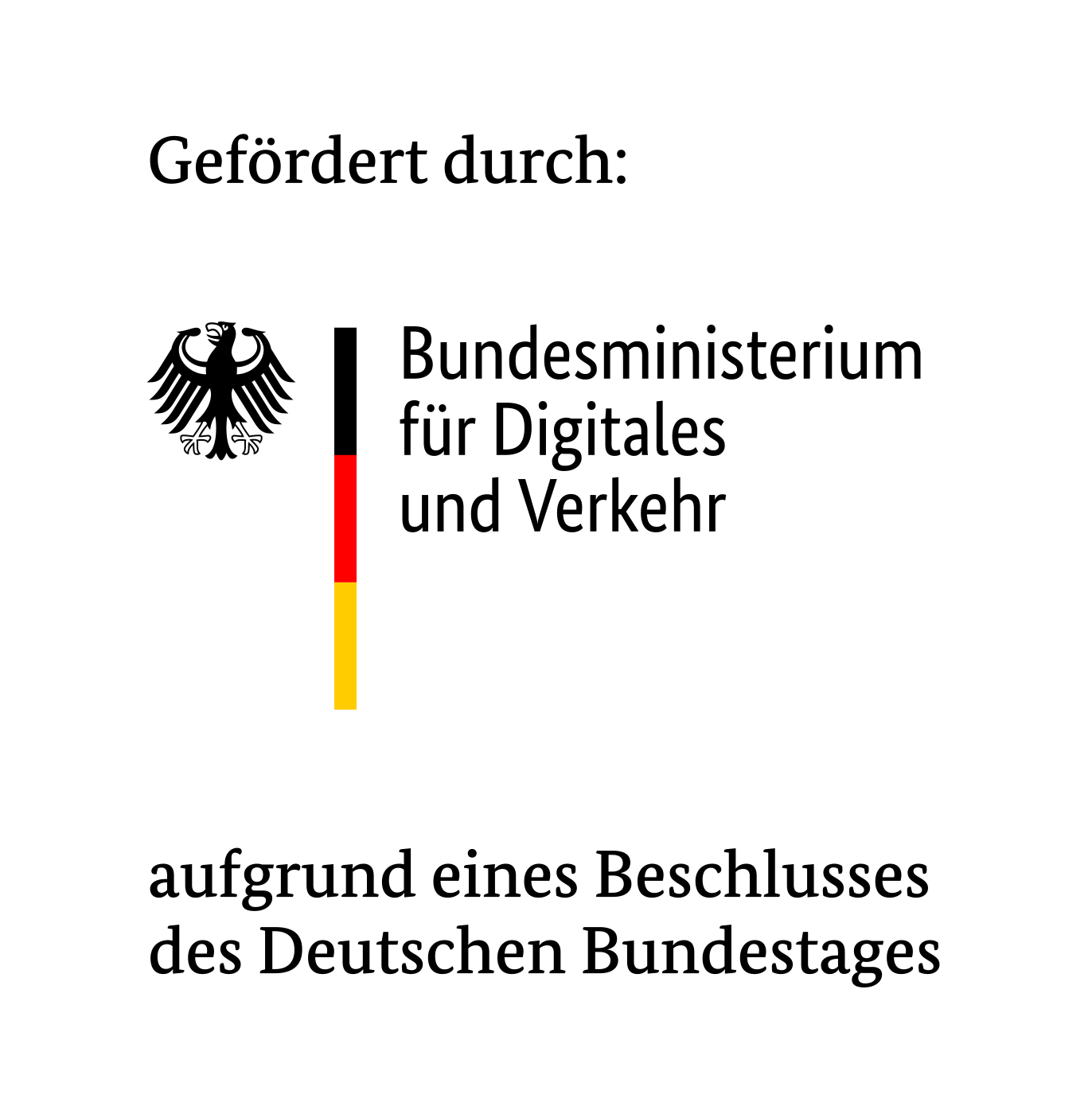 Logo of the German Federal Ministry of Digital Affairs and Transport