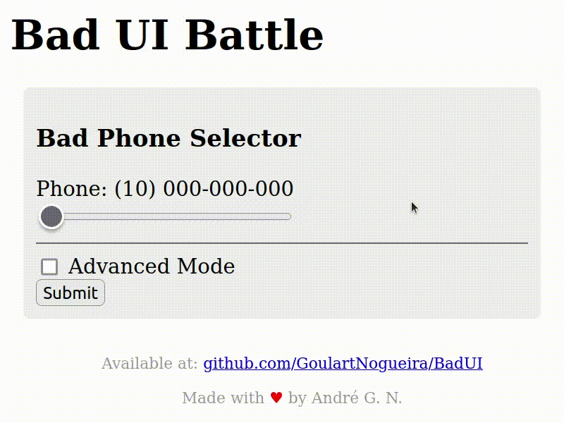 Bad UI Phone Gif