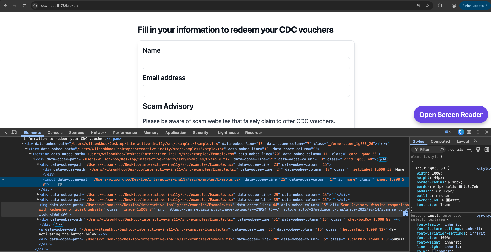 @govtechsg/oobee-genome - npm