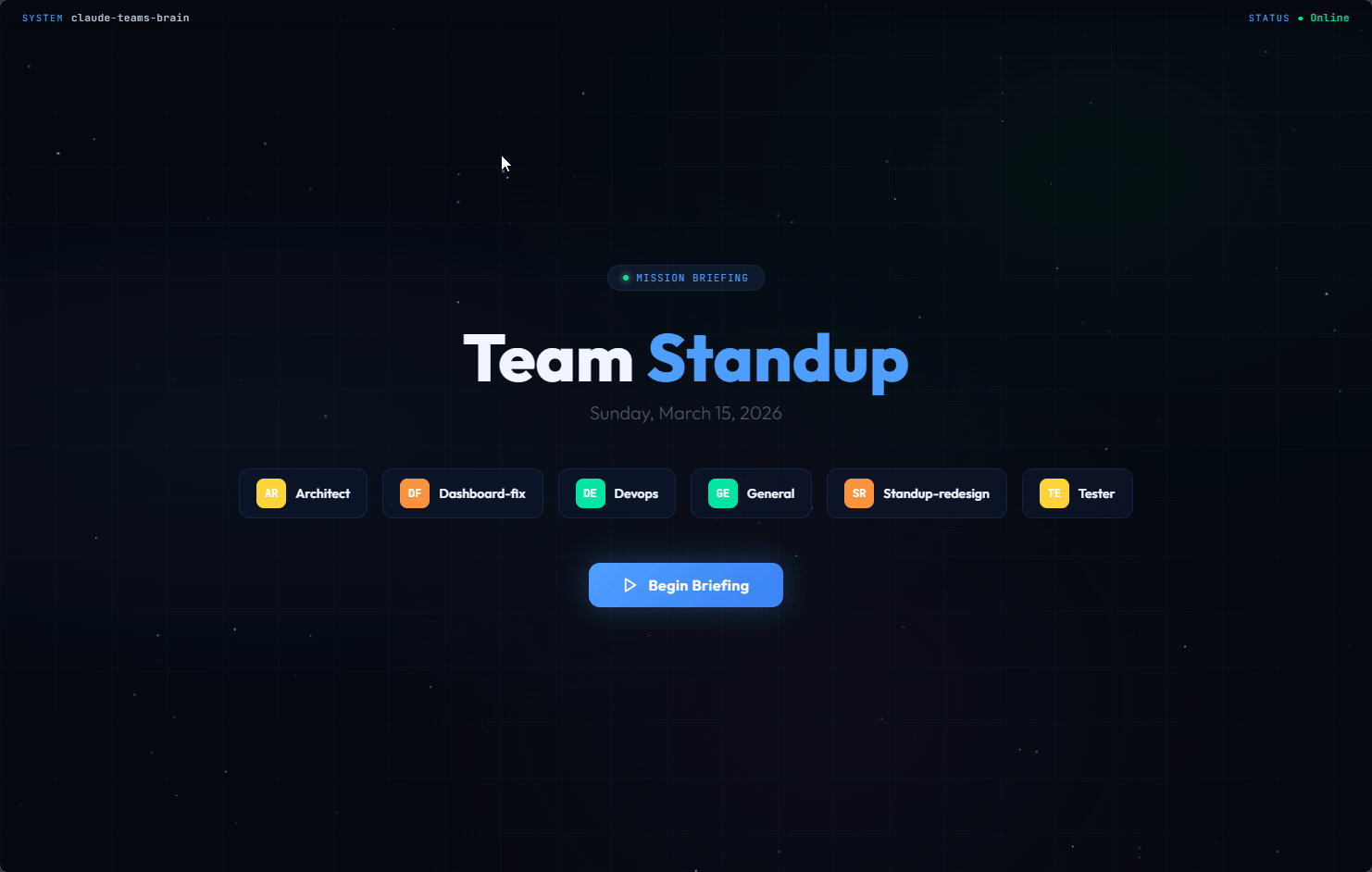 Standup Meeting