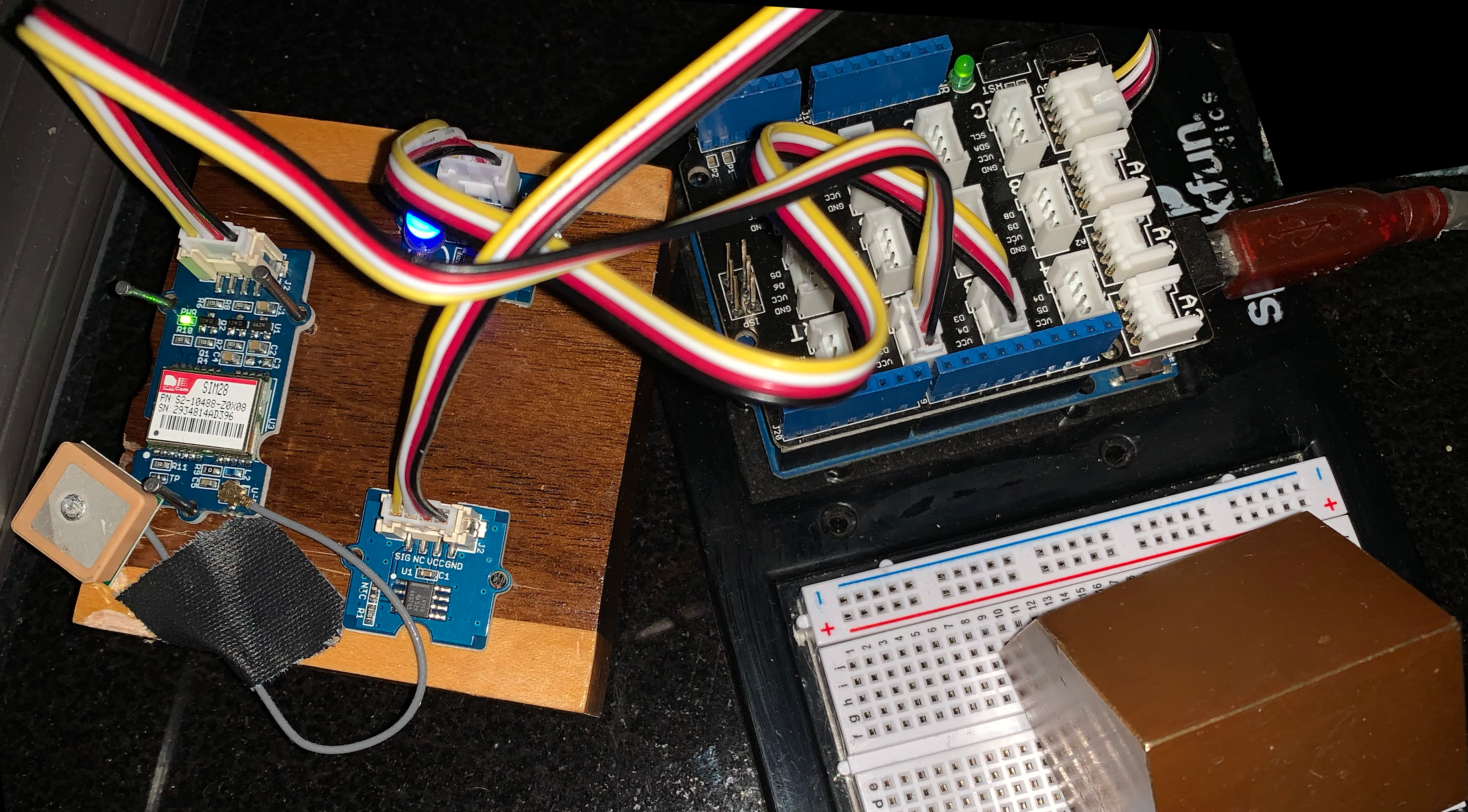 arduino uno and grove hat