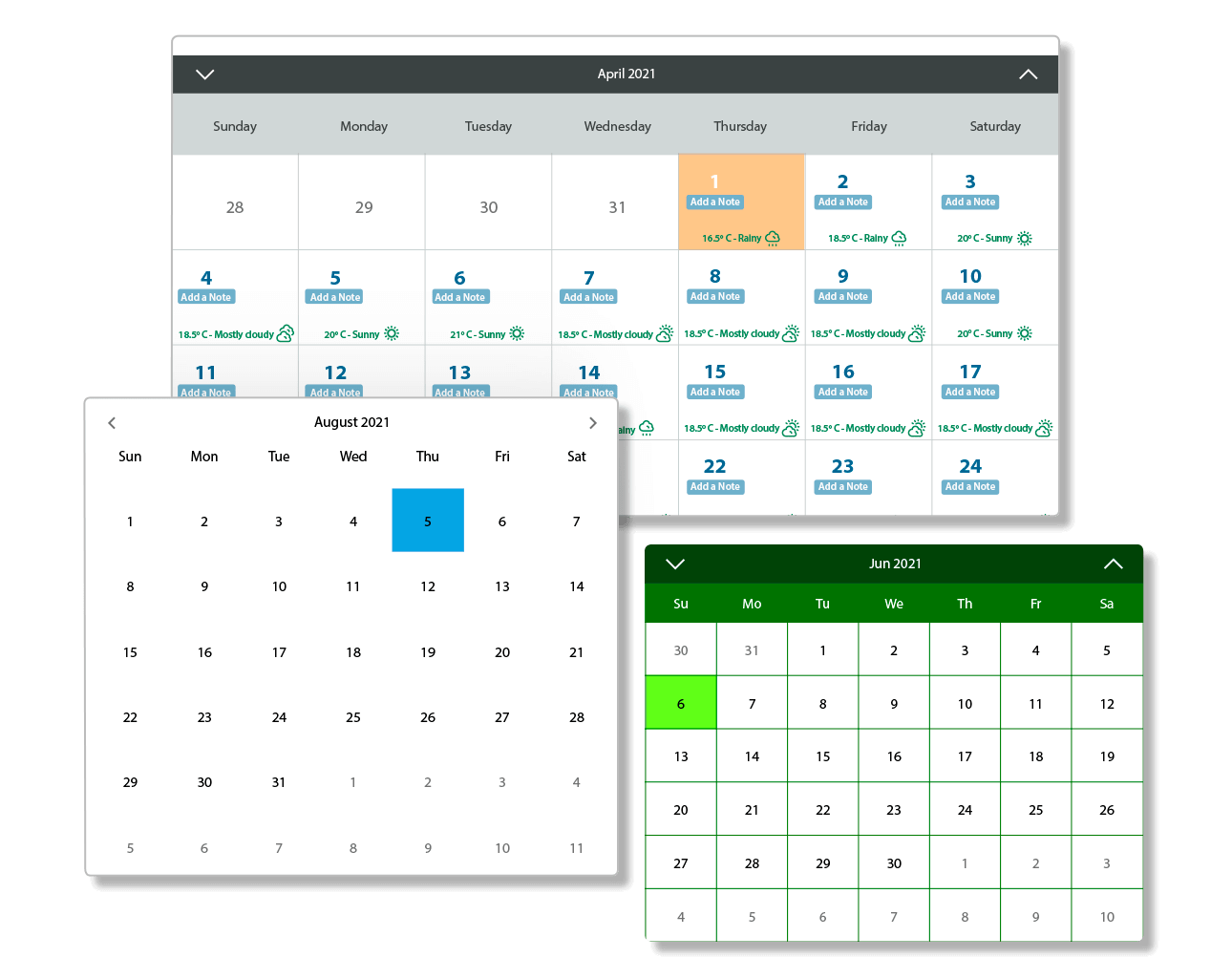 WPF Calendar Control