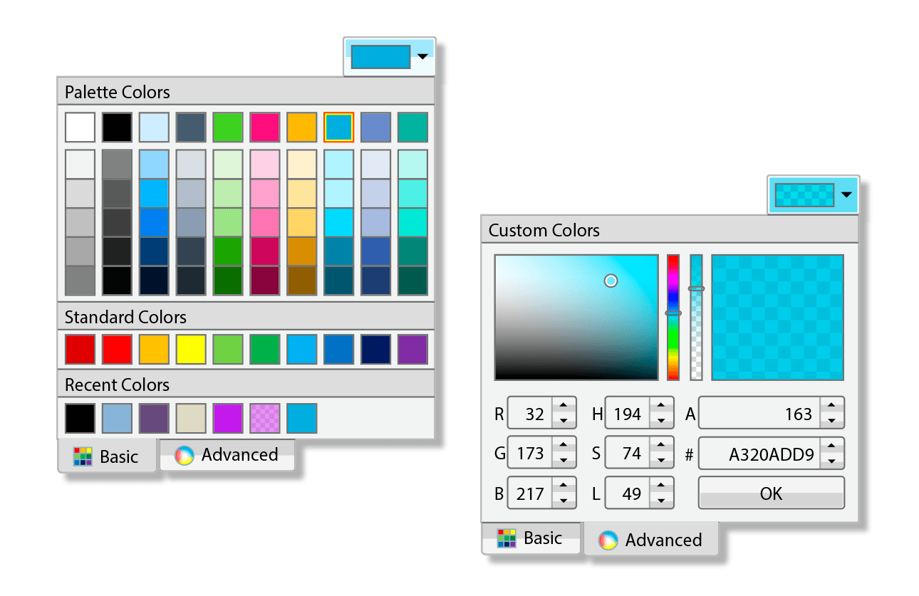 WPF ColorPicker コントロール