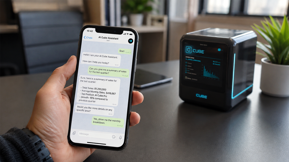 Telegram agent chat