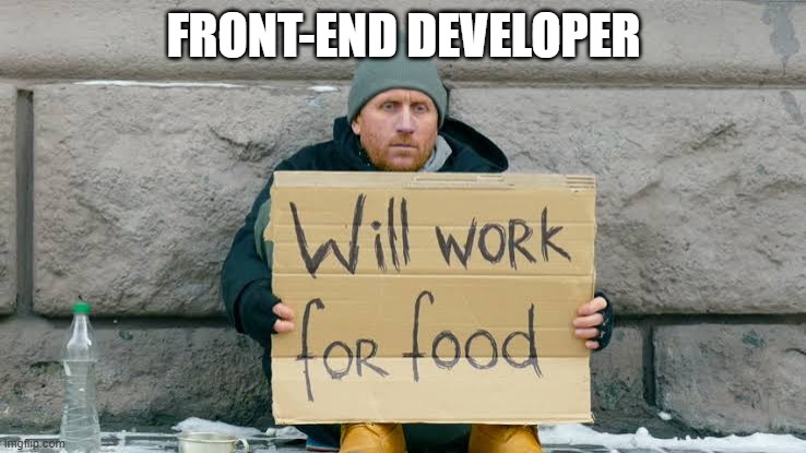 Front-end Developer Replaced by New Technology Seeks Job