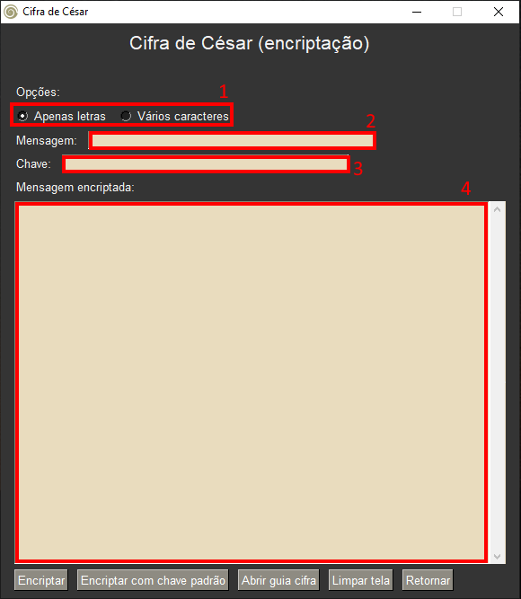 imagem tela cesar