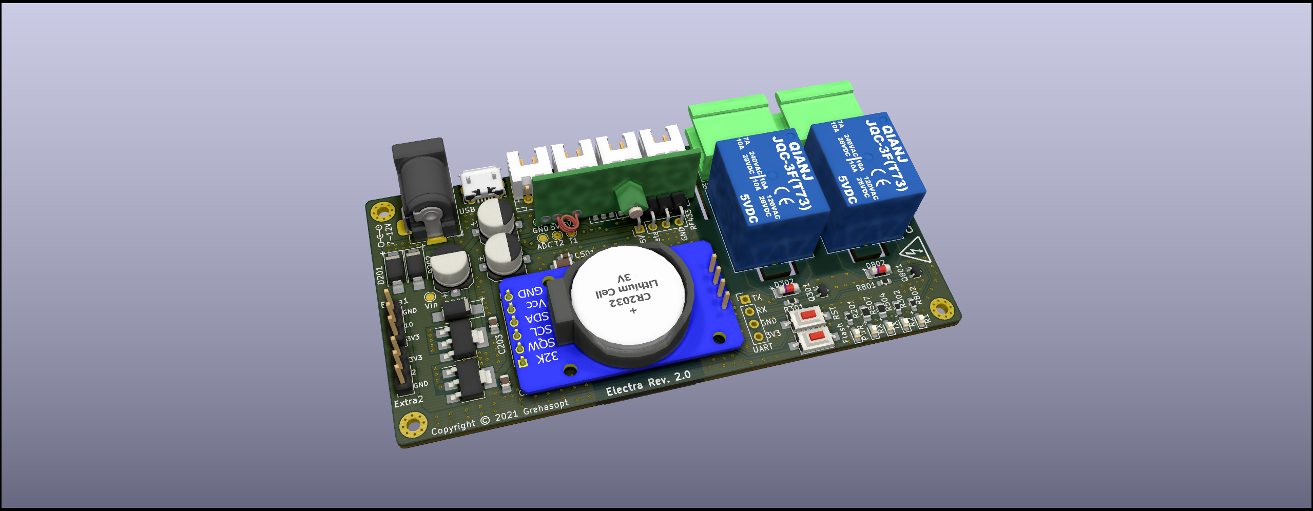 Electra-100x100mm-2x1-panel, from the project README