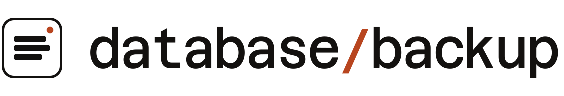 database/backup